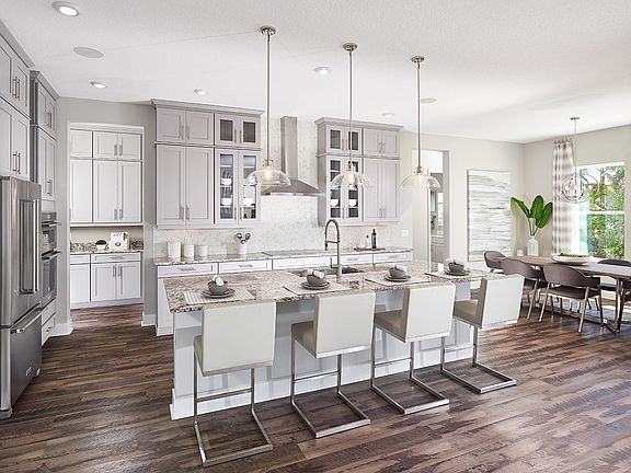 Chef apos s dream gourmet kitchen with built-in stainless steel appliances and tons of counter space