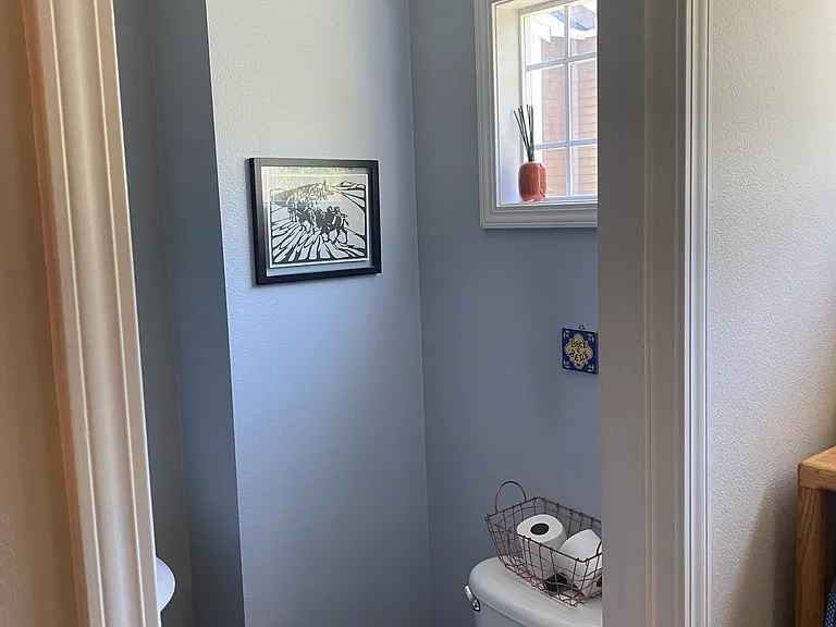 Half bath next to kitchen
