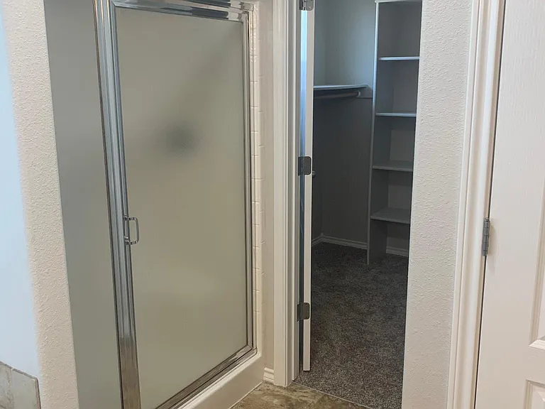 Master Bath with large walk in closet