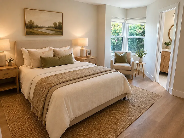 Bedroom 2 - staged
