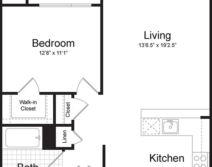 1-Bedroom 1-Bathroom | 807 sqft 1-Bedroom 1-Bathroom | 807 sqft