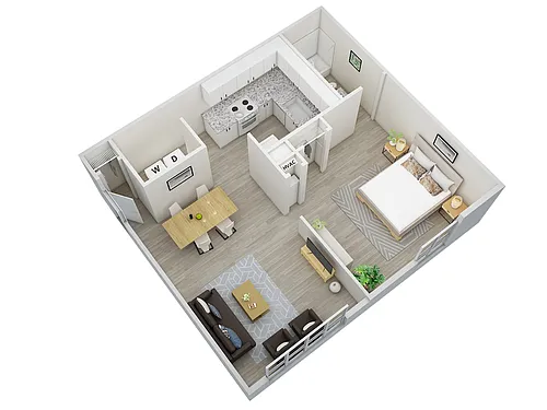 Floor plan One Bedroom