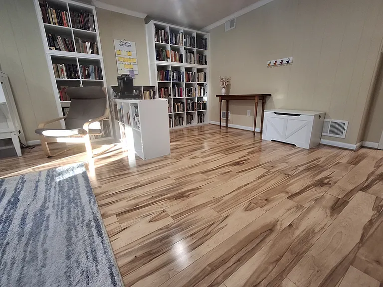 Lower level: additional living space/guest room/additional bedroom