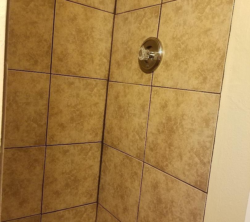 Remodeled shower