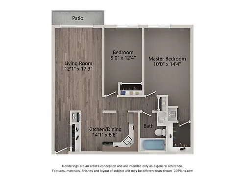 Floor plan Violet - Premium