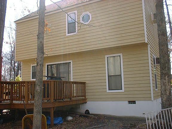 Rear of home