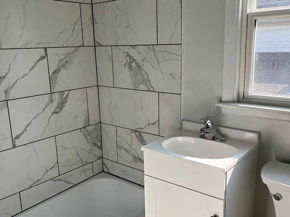Newly renovated bathroom