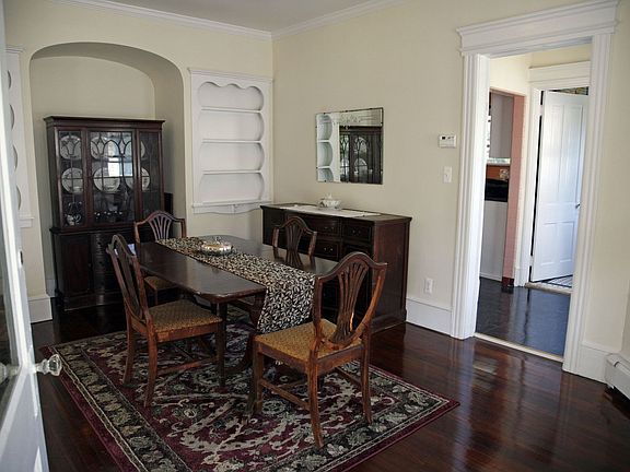 Dining Rm has built-ins and door to porch