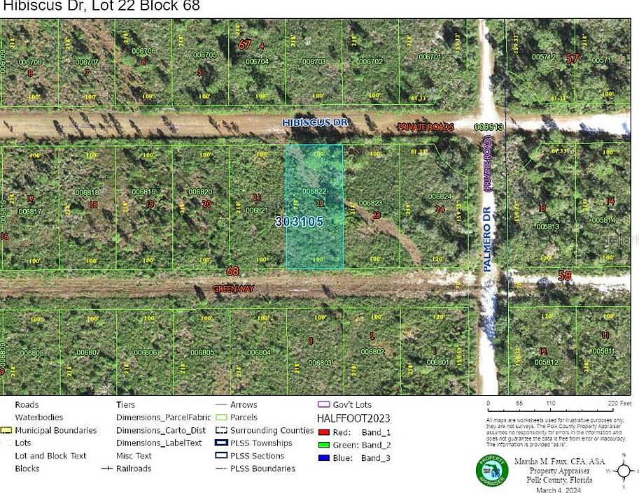 1st image of Lot #22, Block 68 HIBISCUS DRIVE LOT 22