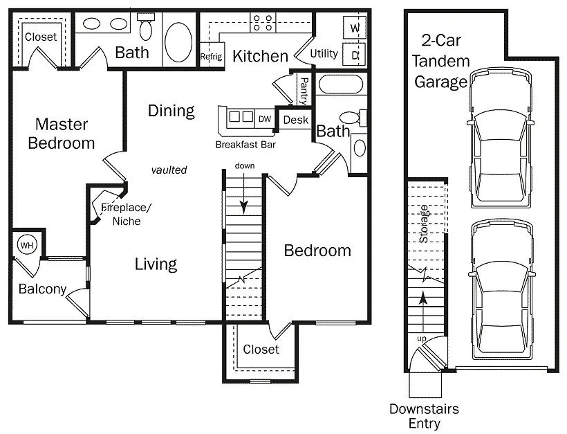Floor plan 2CU2T-AVIGNON