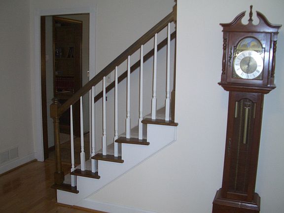 lovely foyer with hardwood floors