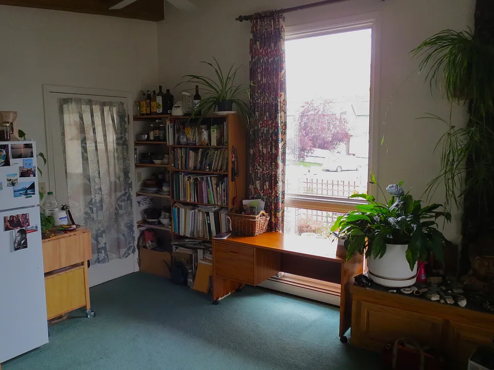 Desk for morning tea/writing