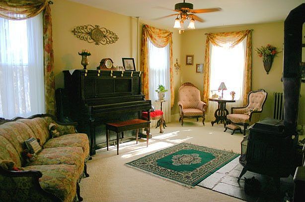 Parlor w/ woodstove