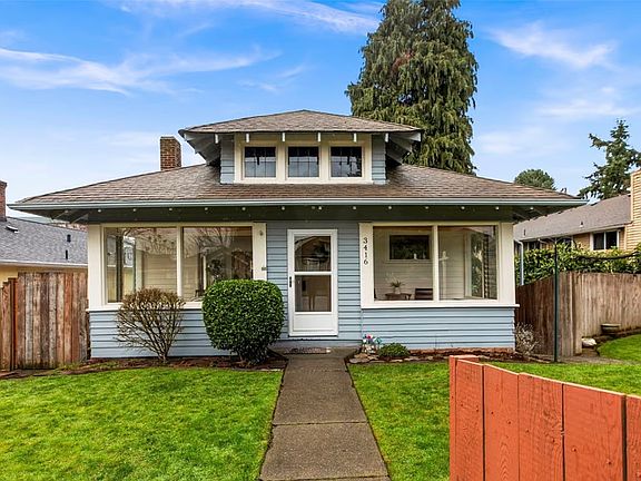 Front of the house. Your entrance is in the back of the house.