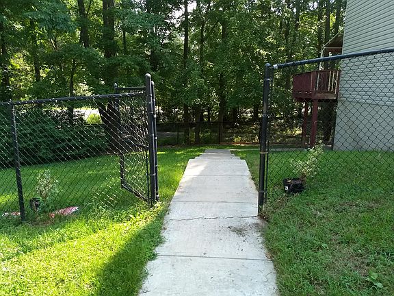 Fenced in yard