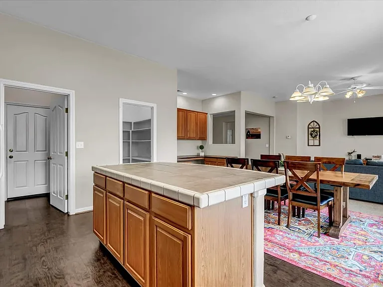 view of the living area