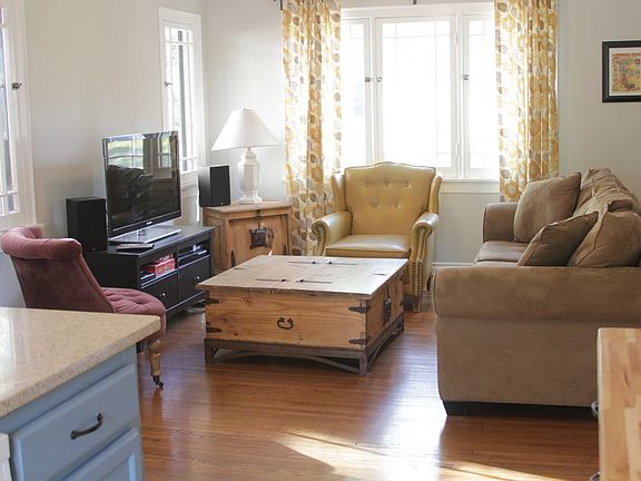 Living room off kitchen