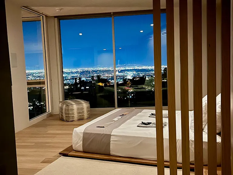 Zen Master Bedroom Retreat with Japanese Tub & Hollywood Views