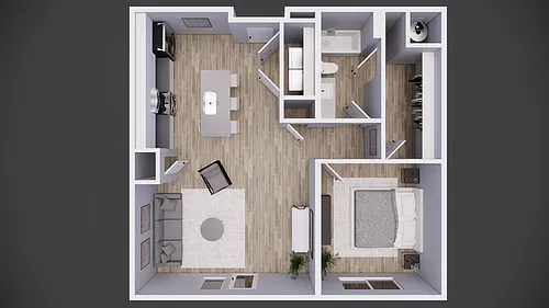 Floor plan 1X1