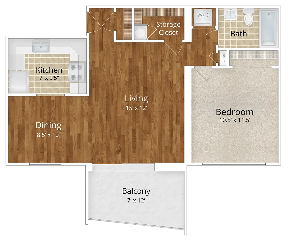 Floor plan The Aspen