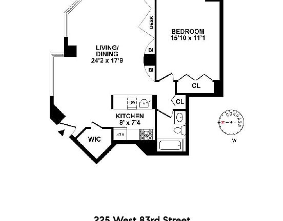 2nd image of 225 W 83rd St APT 10Z