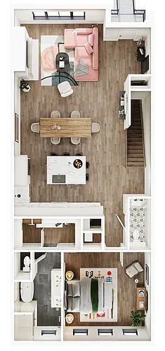Floor plan Townhome