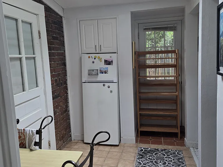 View of table/fridge