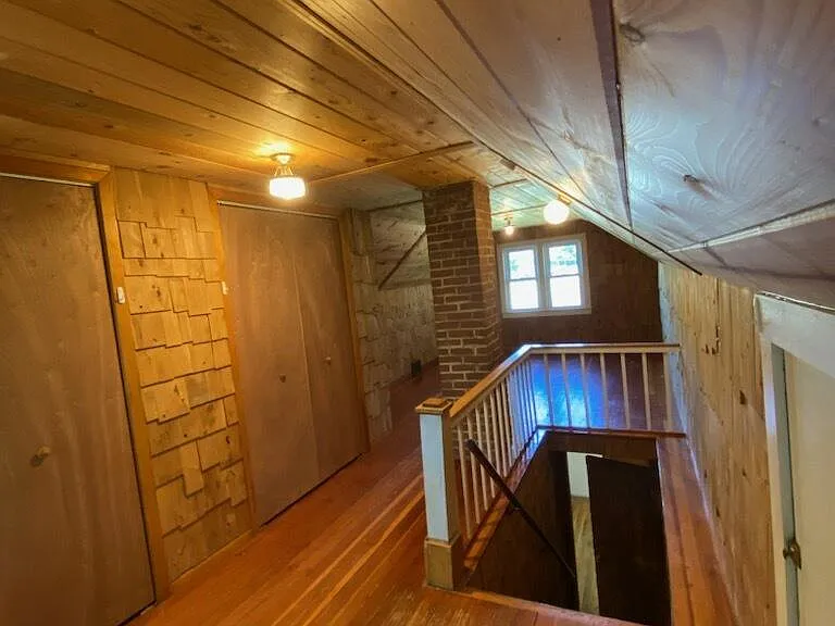 upstairs with stairway
