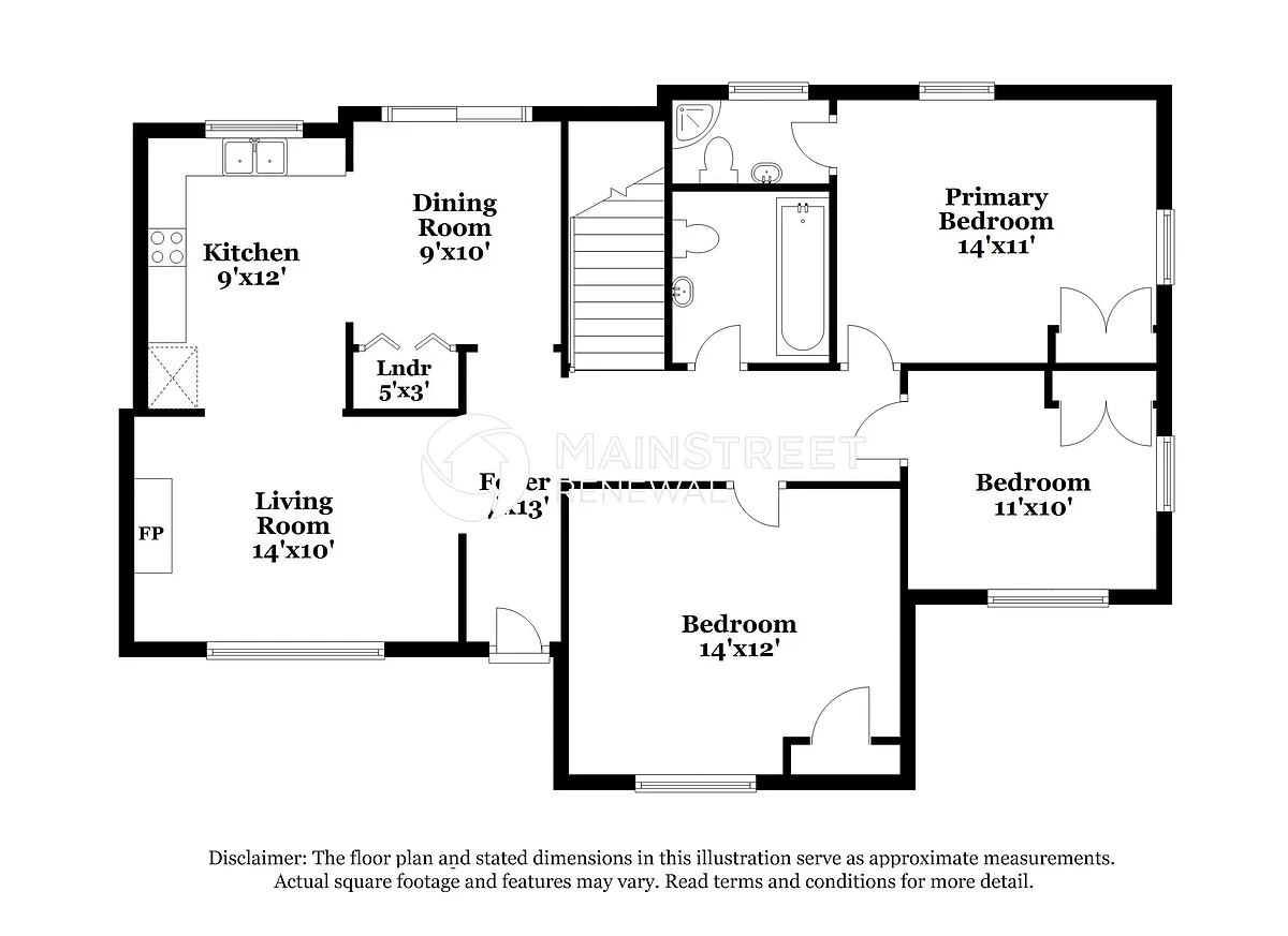Floor Plan - 2800 S Whitney Rd