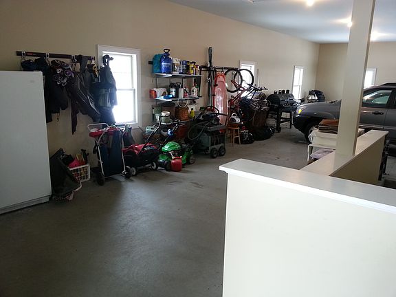 3-car finished garage