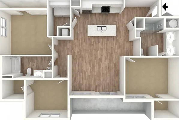 3 Bed | 2 bath 3 Bed | 2 bath