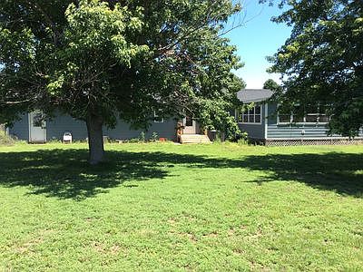 Back yard inside fence