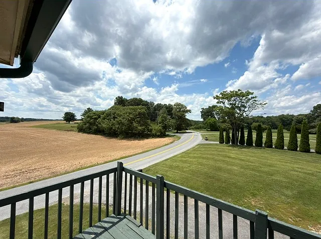 View from deck