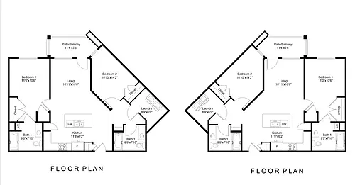 Floor plan 2 Bedroom