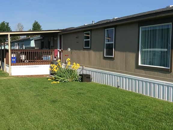 Back yard with deck