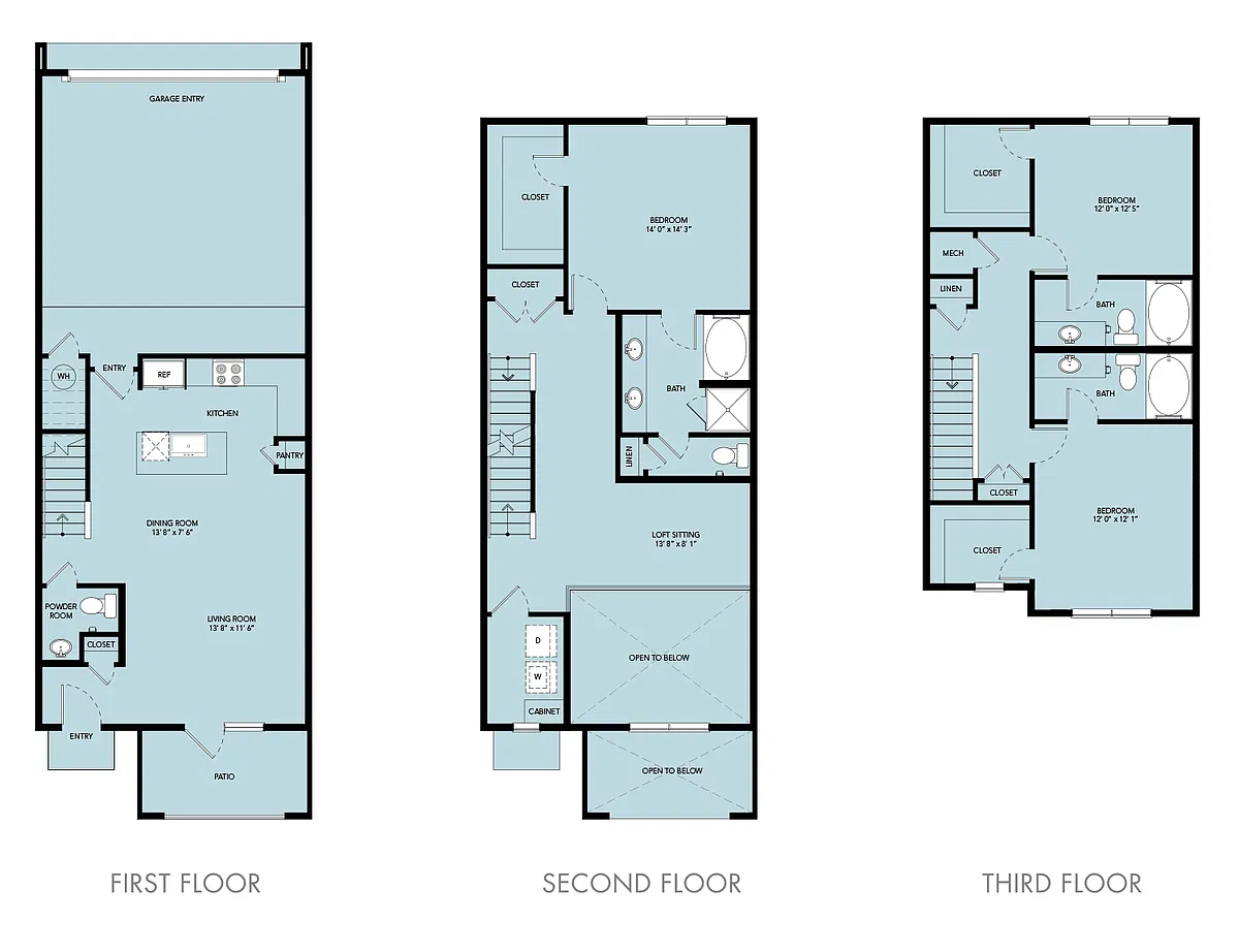 Floor plan C1TH-2130sf