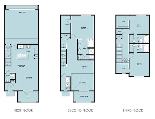 Floor plan C1TH-2130sf