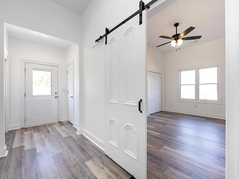 Hallway to bedroom 2 or living space.