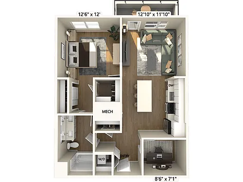 Floor plan A5D-851-1