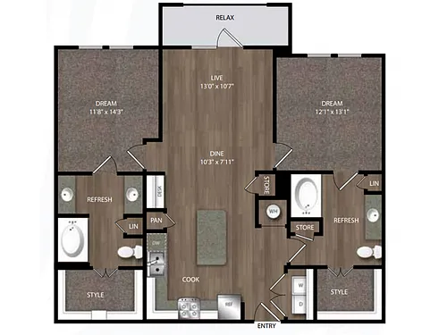 Floor plan B2