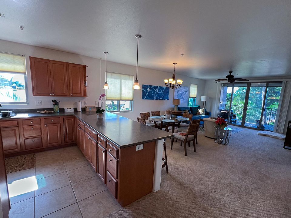 Open living/kitchen area