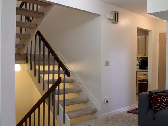Staircase is open with easy access to lower and upper level