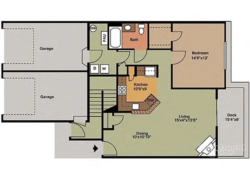 Floor plan Abington in Estates
