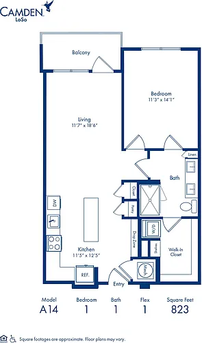 Floor plan A14