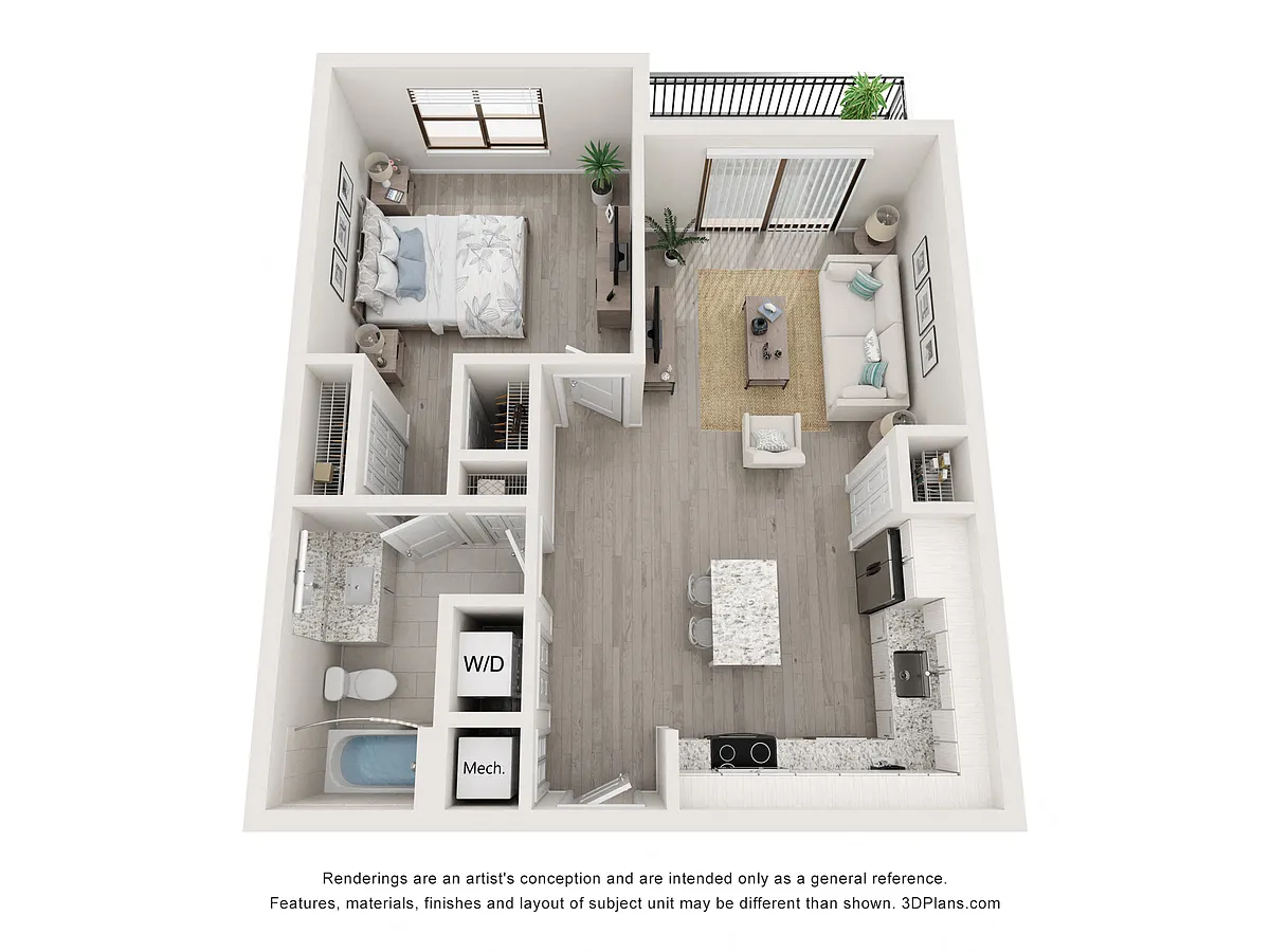 Floor plan Model A1