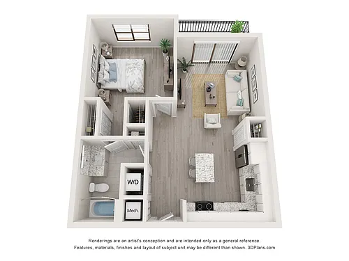Floor plan Model A1
