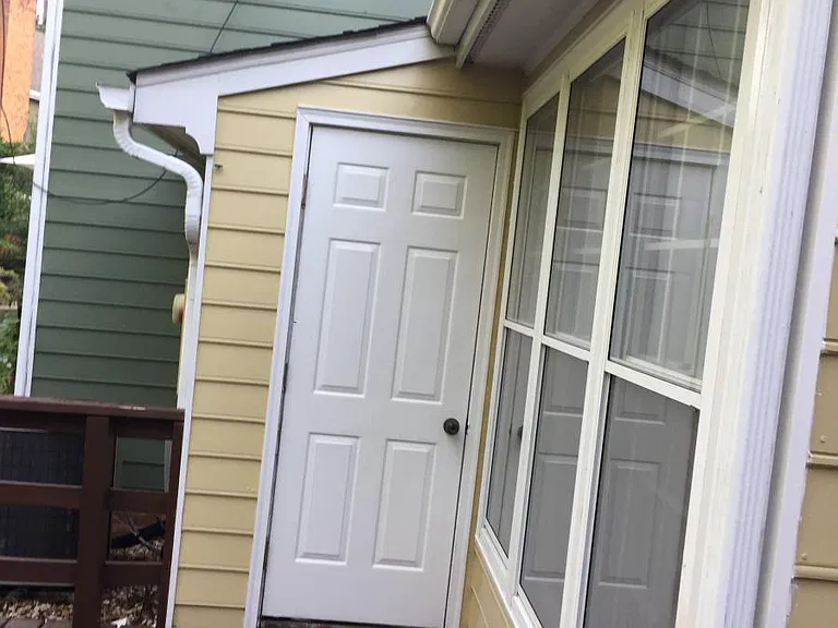 back patio /storage room