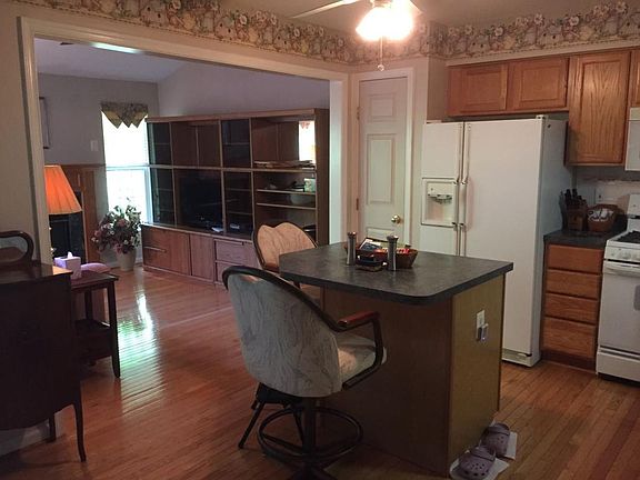 Kitchen with island in open layout