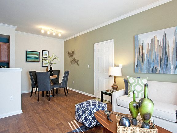 Open concept kitchen, dining and living room