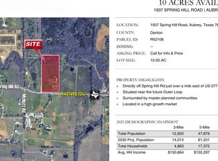 1937 Spring Hill Rd, Aubrey, TX 76227